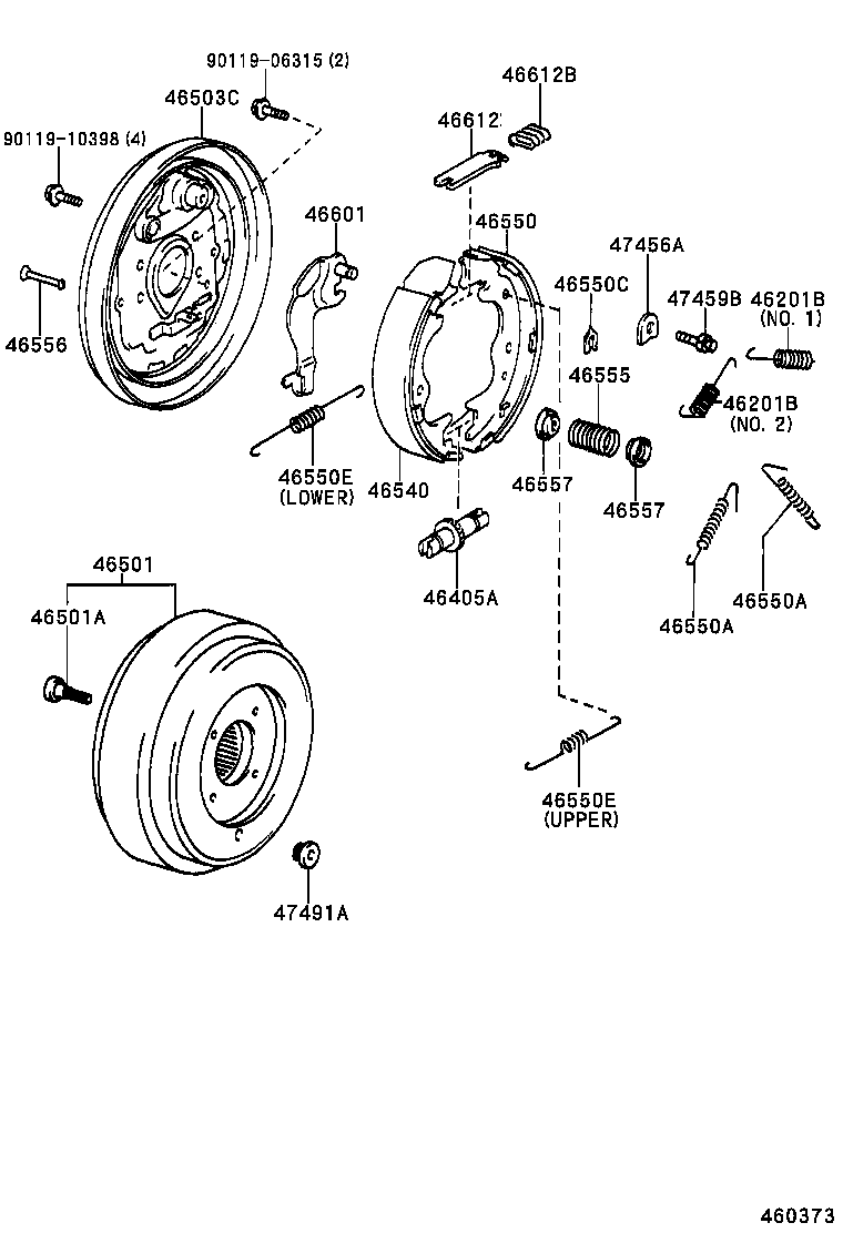  COASTER |  PARKING BRAKE CABLE