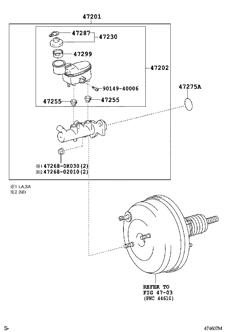  FORTUNER |  BRAKE MASTER CYLINDER