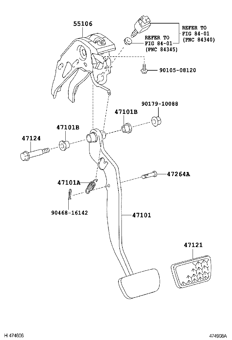  VIOS |  BRAKE PEDAL BRACKET