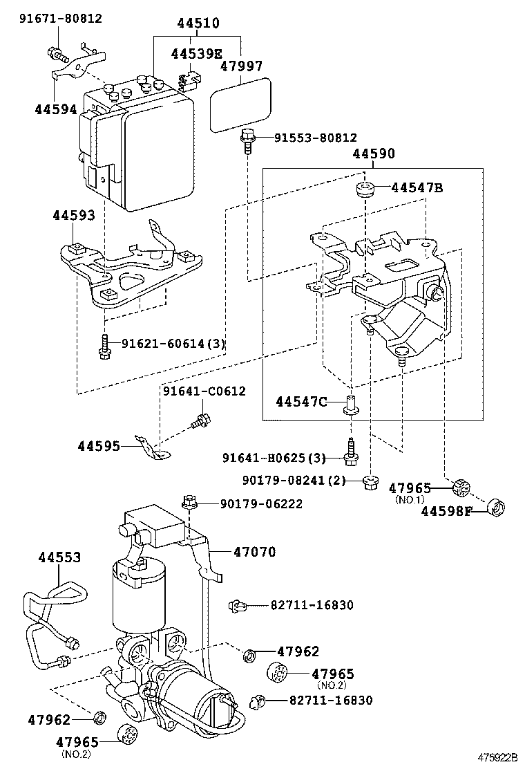  LS600H 600HL |  BRAKE TUBE CLAMP