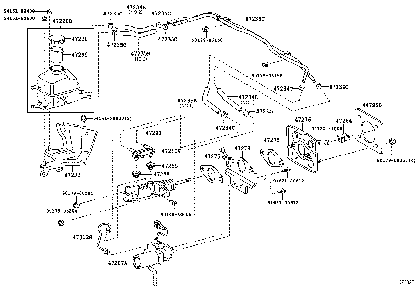  RX270 350 450H |  BRAKE MASTER CYLINDER