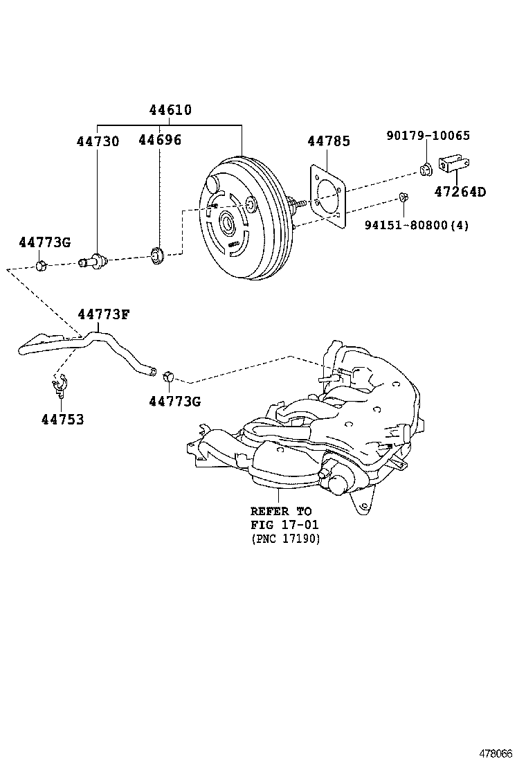  GS GS HYBRID |  BRAKE BOOSTER VACUUM TUBE