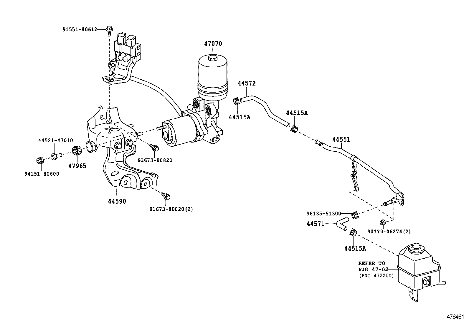  ES250 350 300H |  BRAKE TUBE CLAMP