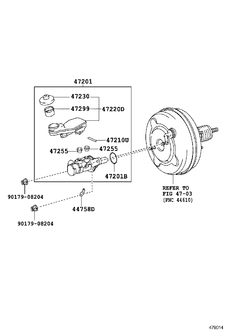  ES250 350 300H |  BRAKE MASTER CYLINDER