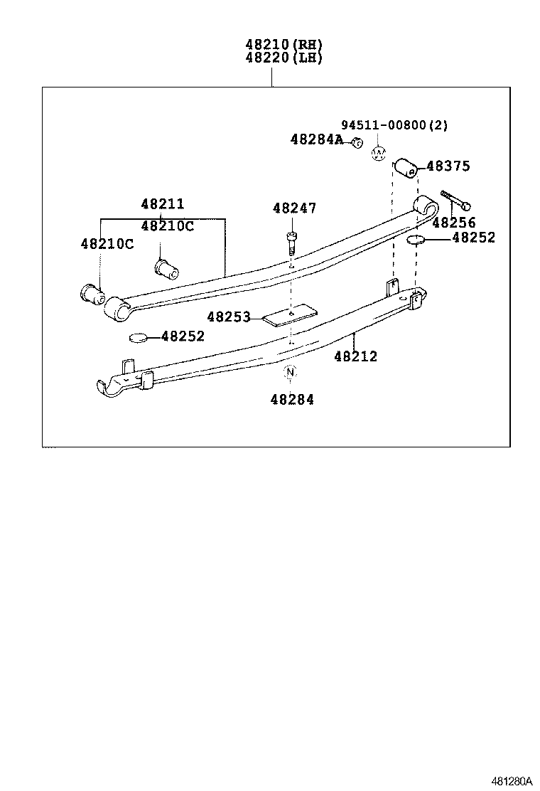  COASTER |  REAR SPRING SHOCK ABSORBER