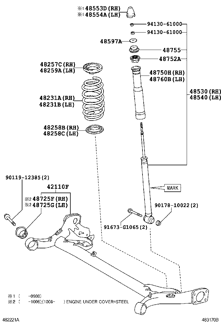  VIOS |  REAR SPRING SHOCK ABSORBER