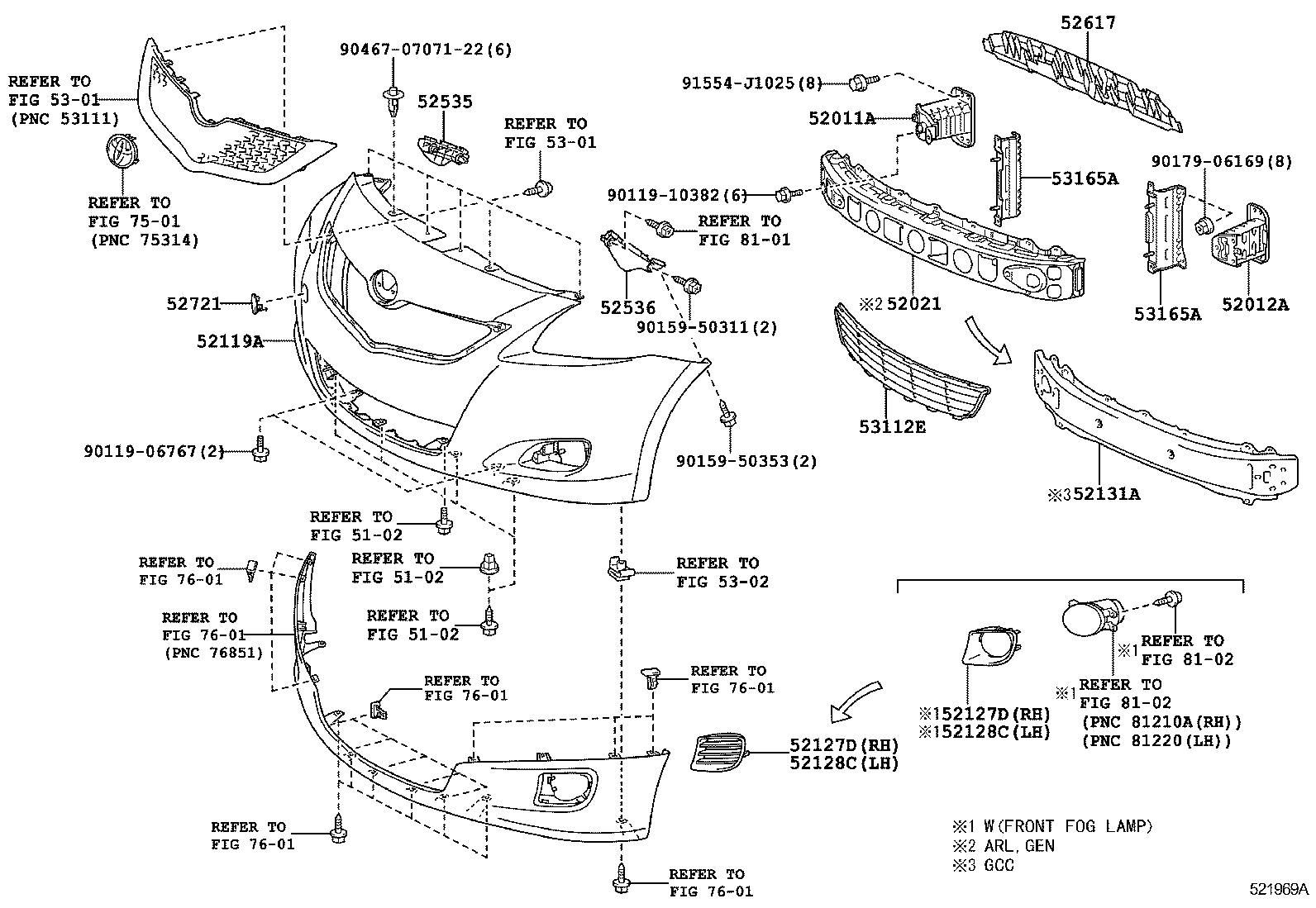  VIOS |  FRONT BUMPER BUMPER STAY