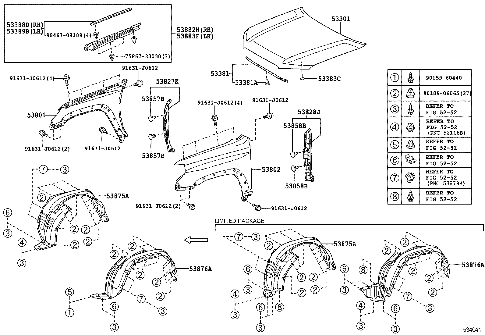  4RUNNER |  HOOD FRONT FENDER