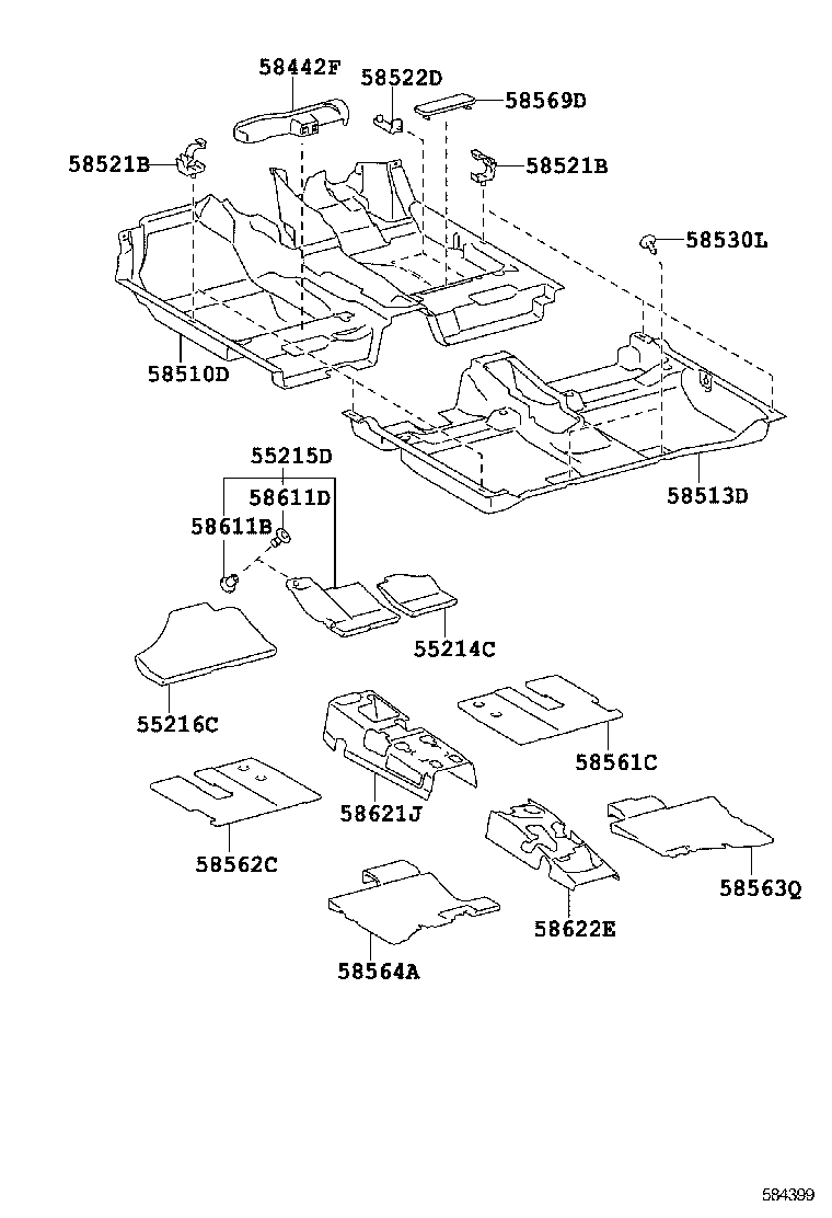  PRIUS C |  MAT CARPET