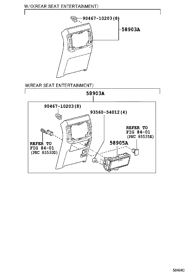  GX400 460 |  CONSOLE BOX BRACKET