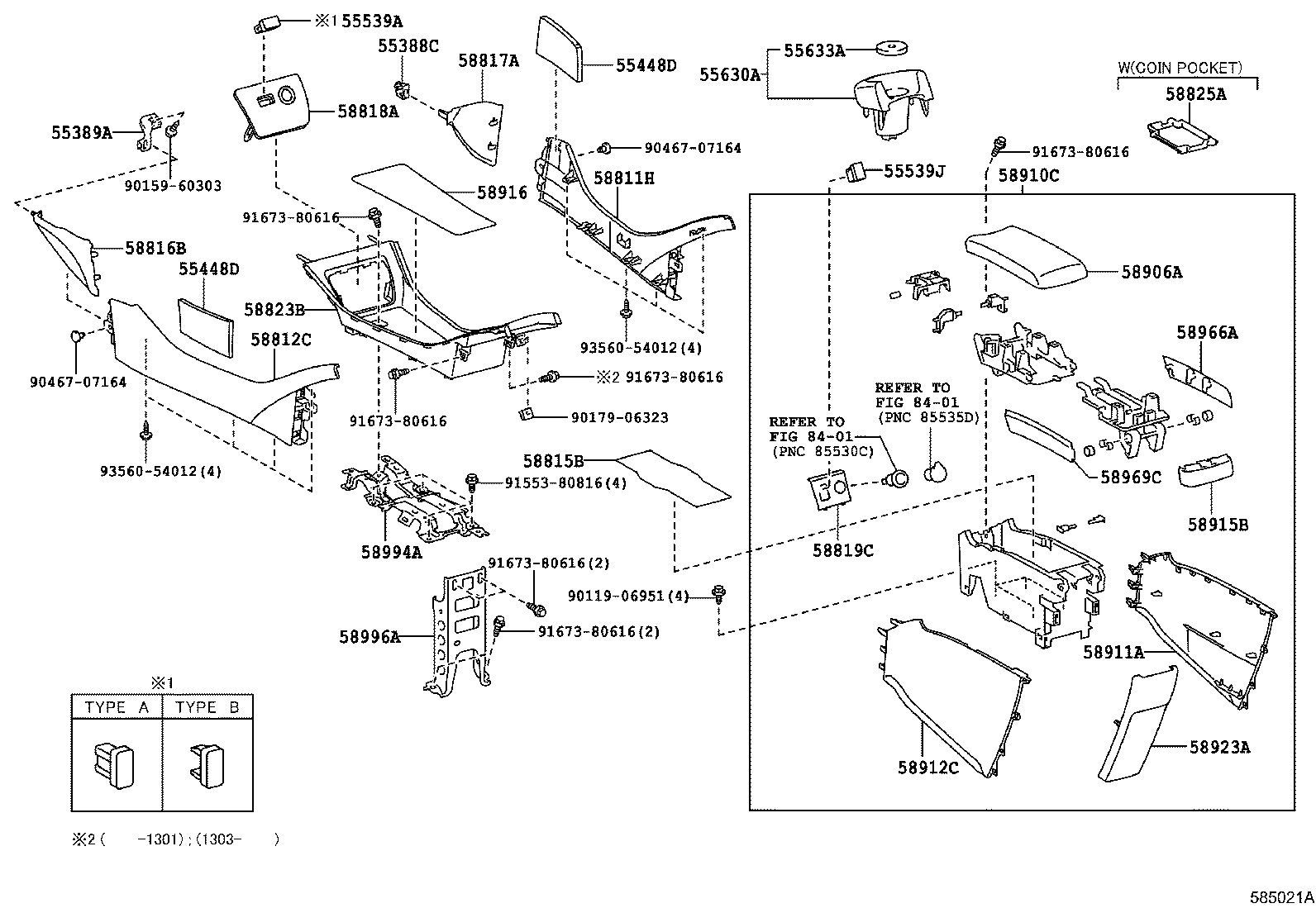  PRIUS |  CONSOLE BOX BRACKET