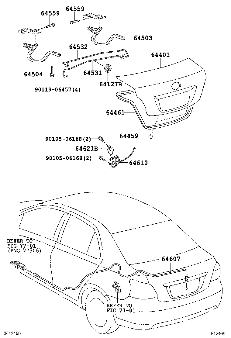  VIOS |  LUGGAGE COMPARTMENT DOOR LOCK