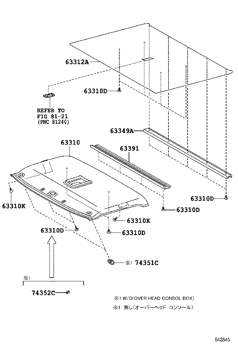  DYNA |  ROOF HEADLINING SILENCER PAD