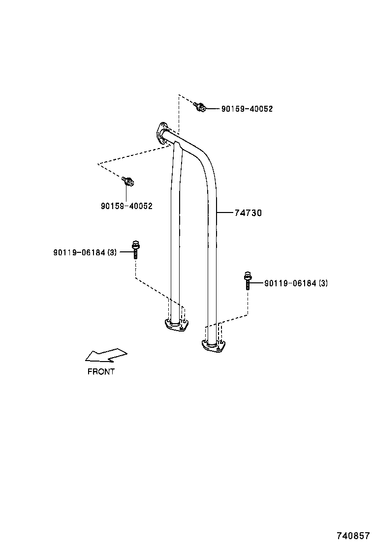  COASTER |  PROTECTOR PIPE ROLL BAR HANDRAIL