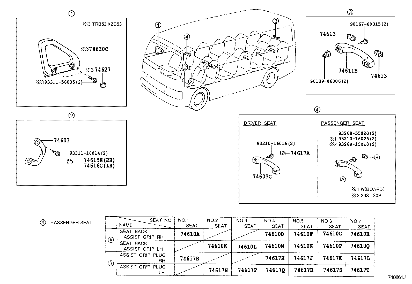  COASTER |  ARMREST VISOR