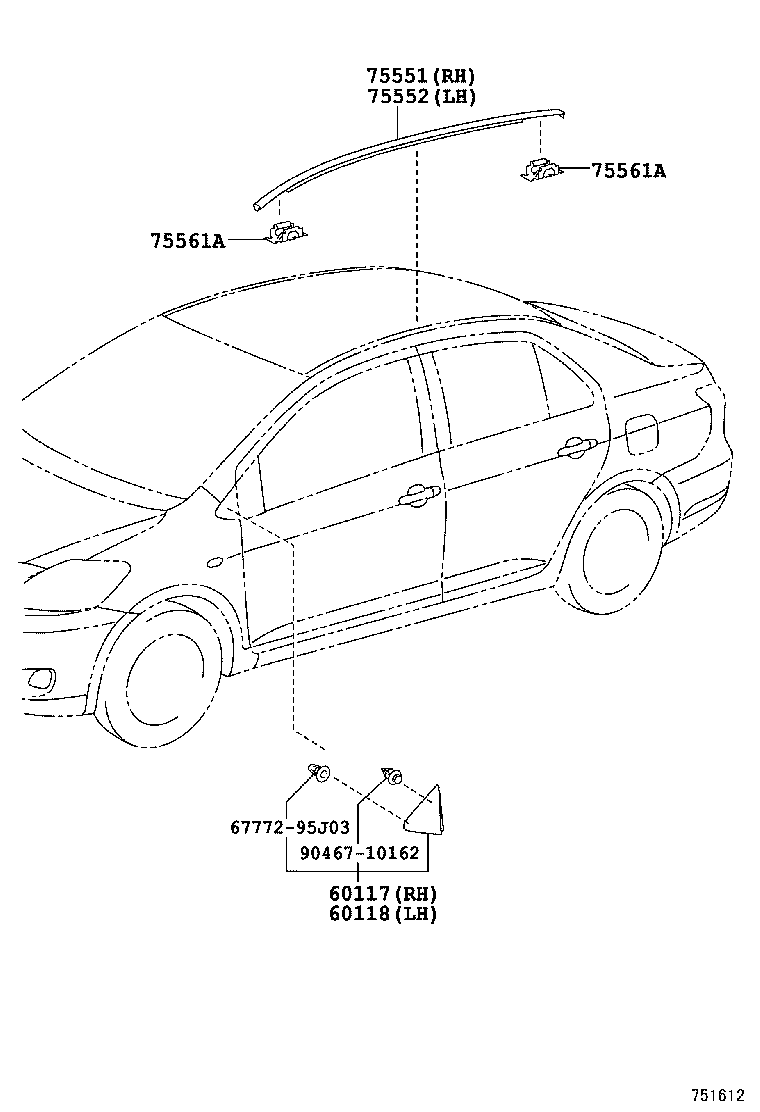  VIOS |  SIDE MOULDING