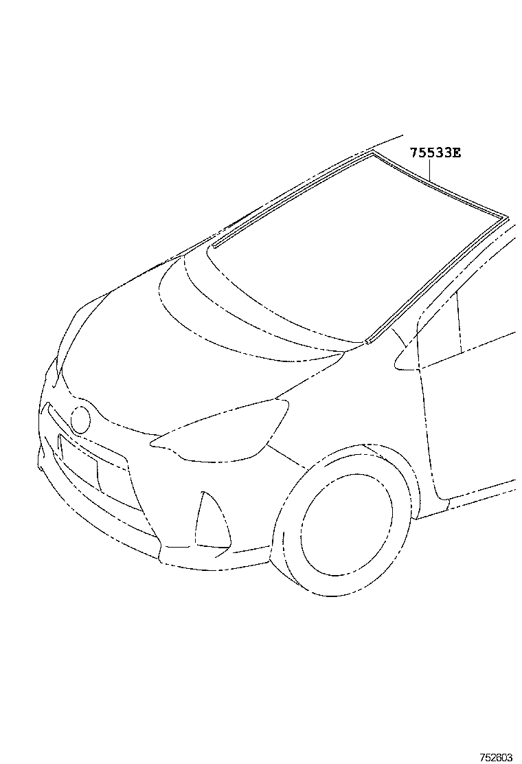  PRIUS C |  FRONT MOULDING