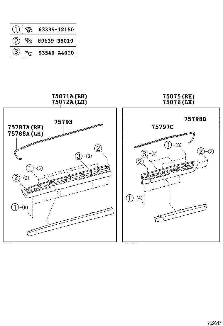  LX460 570 |  MOULDING