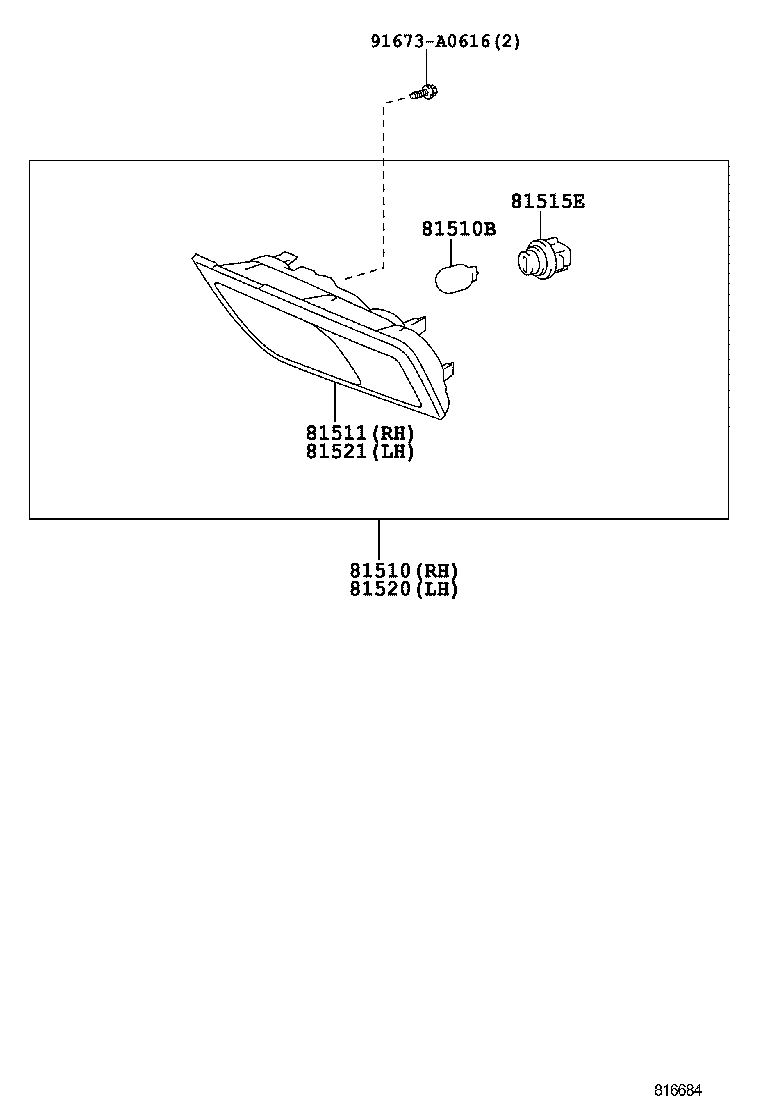  GX400 460 |  FRONT TURN SIGNAL LAMP