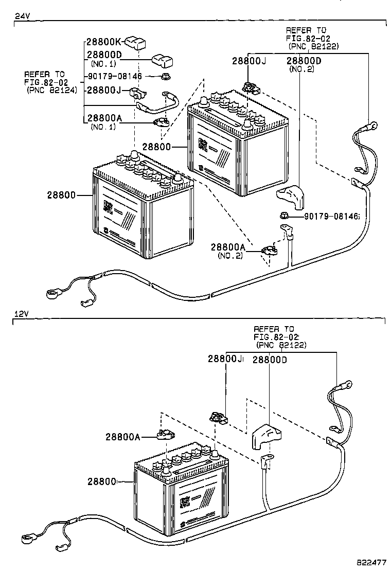  COASTER |  BATTERY BATTERY CABLE