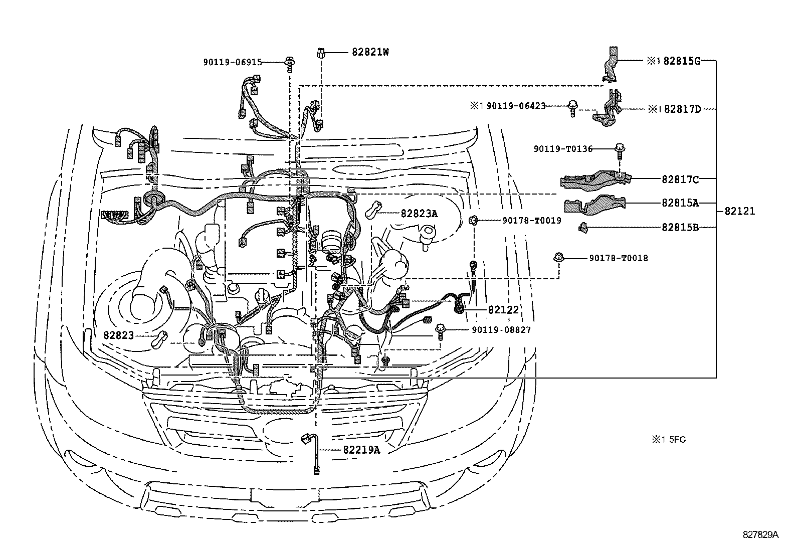  HILUX |  WIRING CLAMP