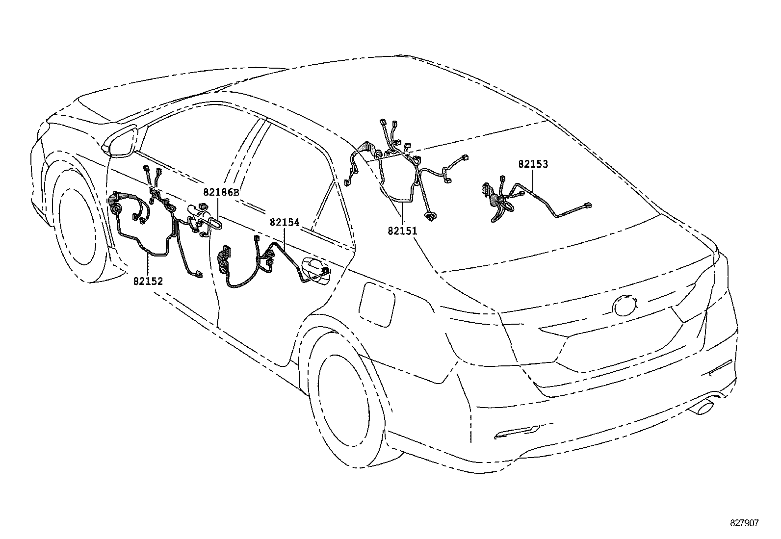  CAMRY HYBRID CHINA |  WIRING CLAMP