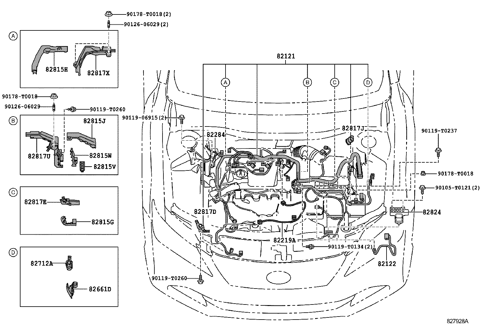  CAMRY AURION HV ARL |  WIRING CLAMP