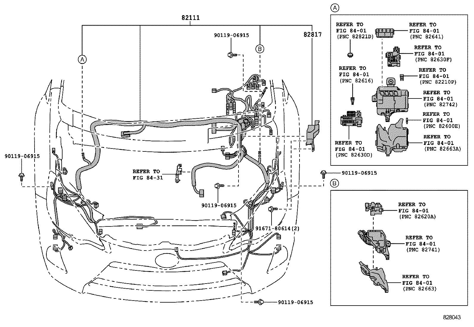  PRIUS C |  WIRING CLAMP