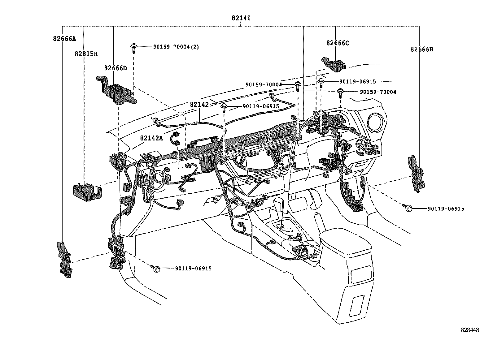  COROLLA AURIS JPP |  WIRING CLAMP