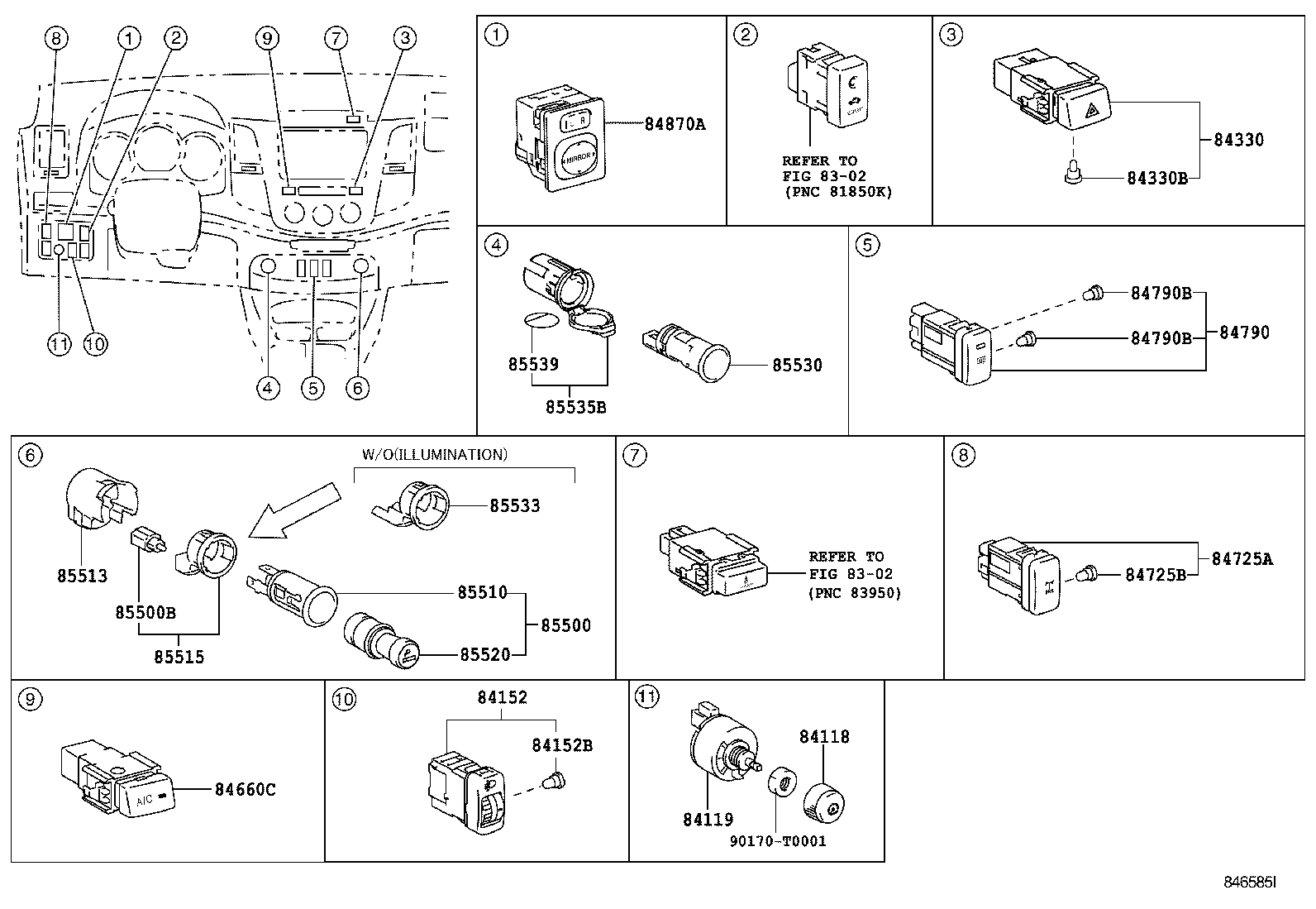  HILUX |  SWITCH RELAY COMPUTER