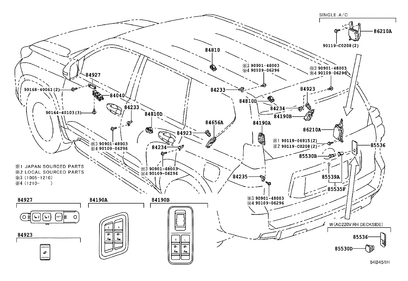  LAND CRUISER PRADO |  SWITCH RELAY COMPUTER