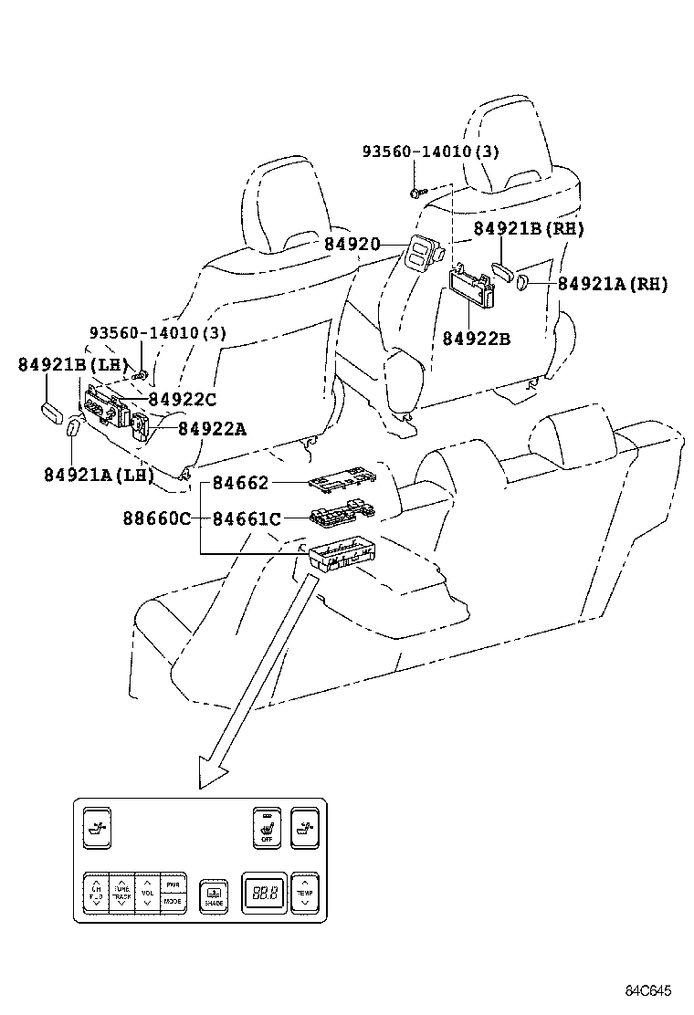  CAMRY HYBRID CHINA |  SWITCH RELAY COMPUTER