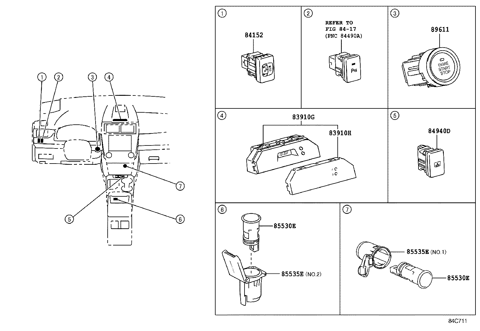  CAMRY AURION HV ARL |  SWITCH RELAY COMPUTER