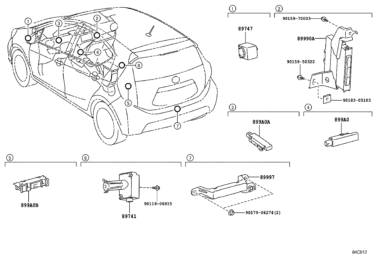  PRIUS C |  WIRELESS DOOR LOCK