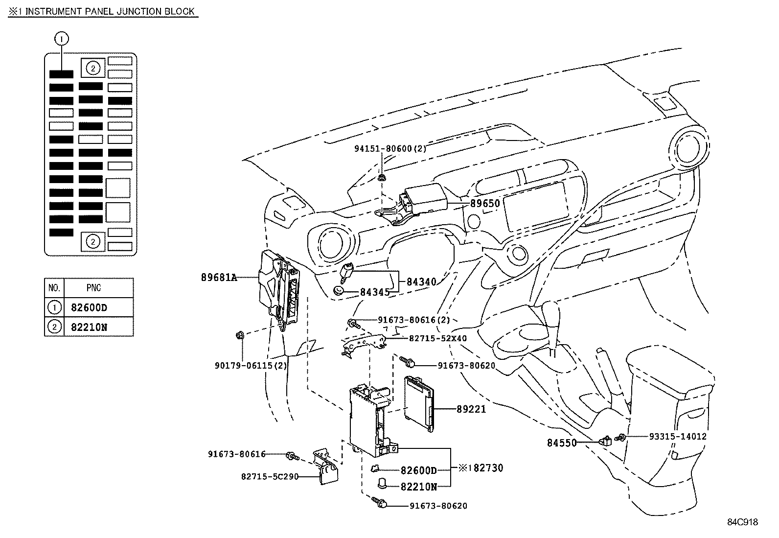  PRIUS C |  SWITCH RELAY COMPUTER