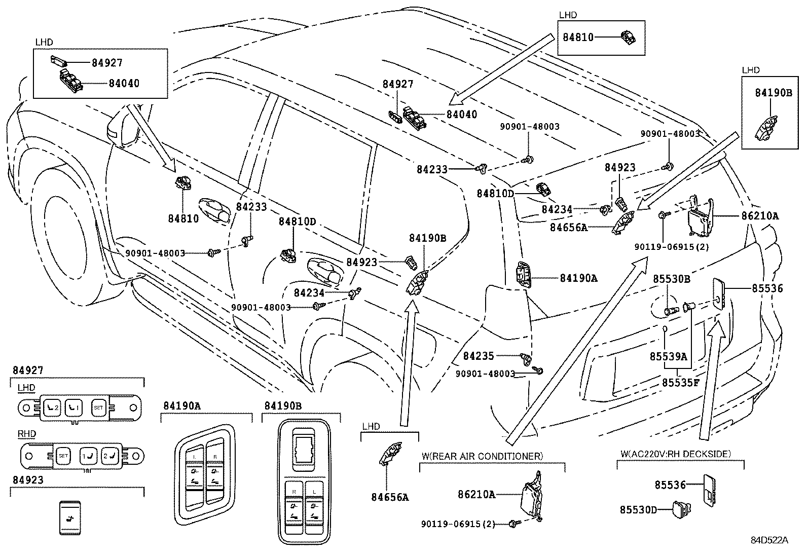  LAND CRUISER PRADO |  SWITCH RELAY COMPUTER