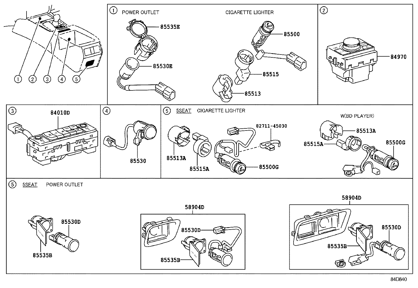  LS460 460L |  SWITCH RELAY COMPUTER