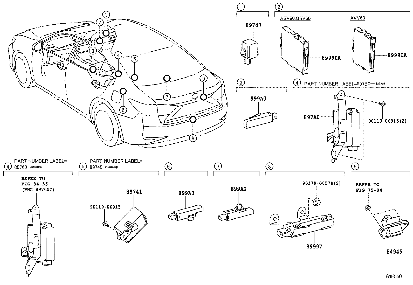  ES250 350 300H |  WIRELESS DOOR LOCK