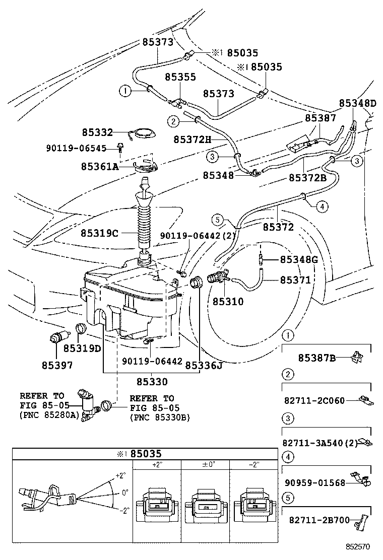  IS250C 300C |  WINDSHIELD WASHER