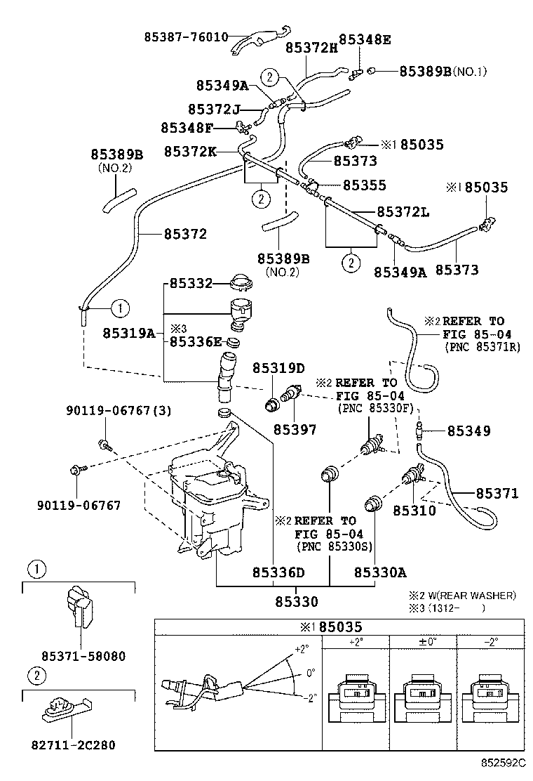  CT200H |  WINDSHIELD WASHER