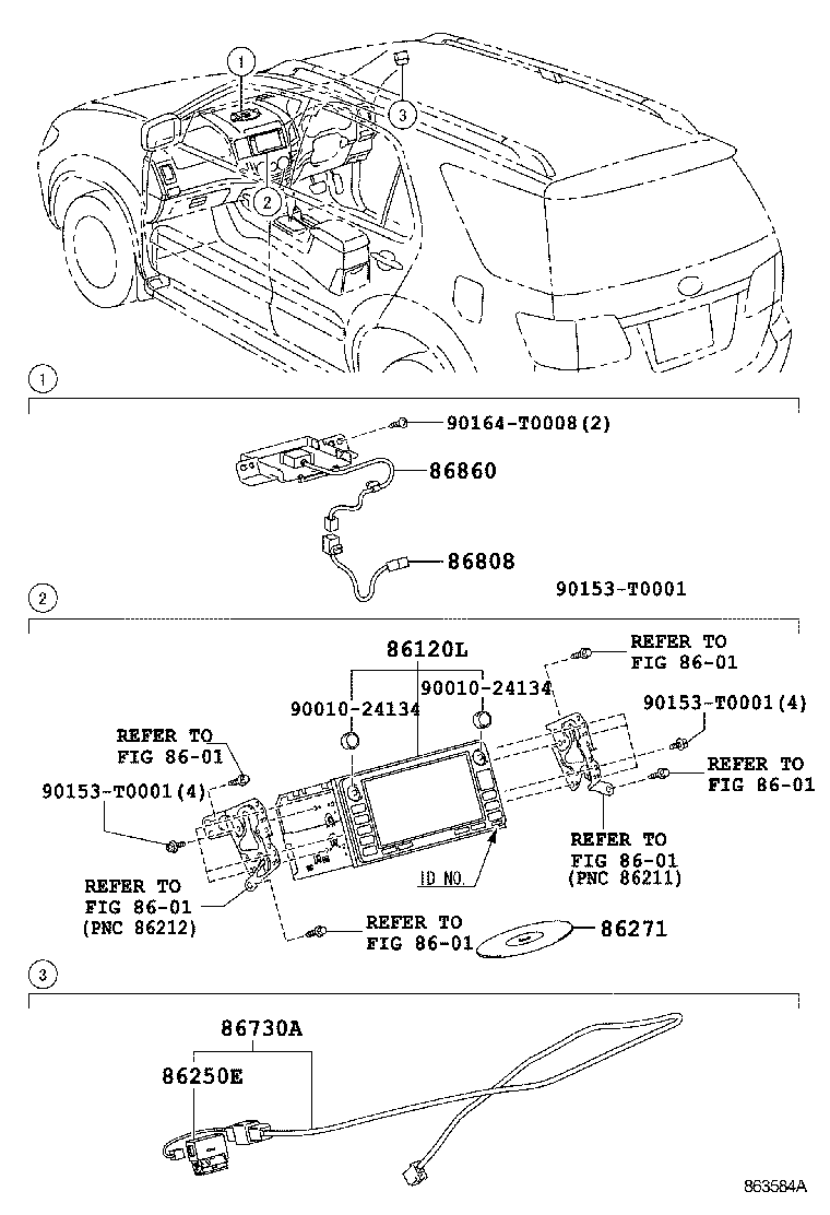  FORTUNER |  NAVIGATION FRONT MONITOR DISPLAY