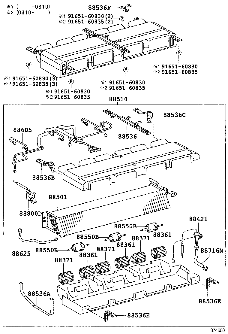  COASTER |  HEATING AIR CONDITIONING COOLER UNIT