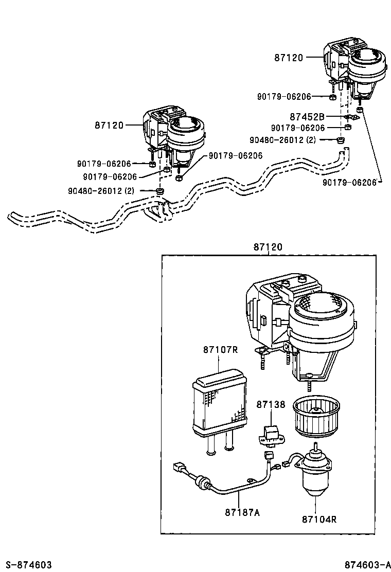  COASTER |  HEATING AIR CONDITIONING HEATER UNIT BLOWER