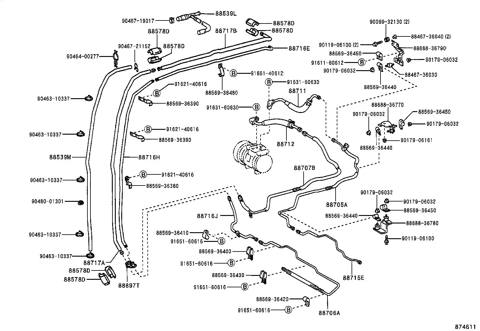  COASTER |  HEATING AIR CONDITIONING COOLER PIPING