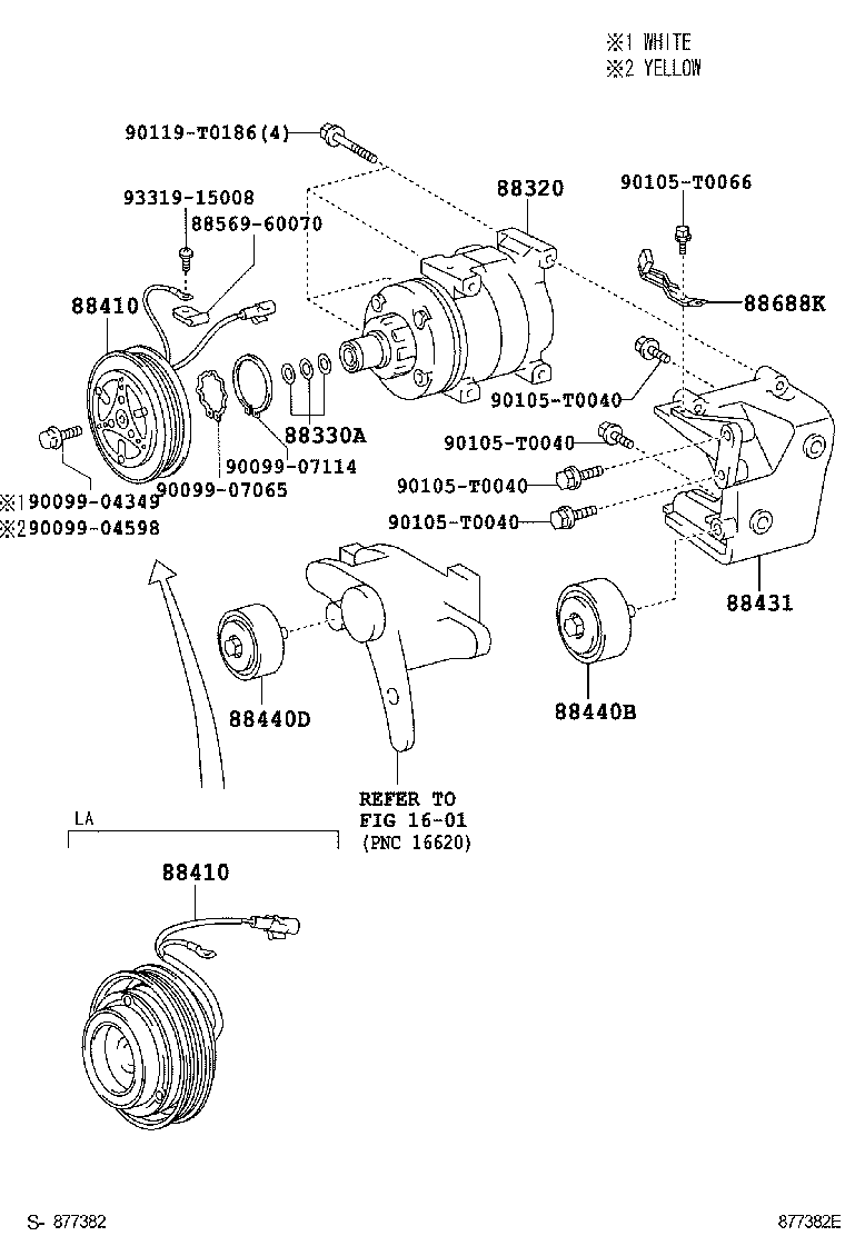  FORTUNER |  HEATING AIR CONDITIONING COMPRESSOR
