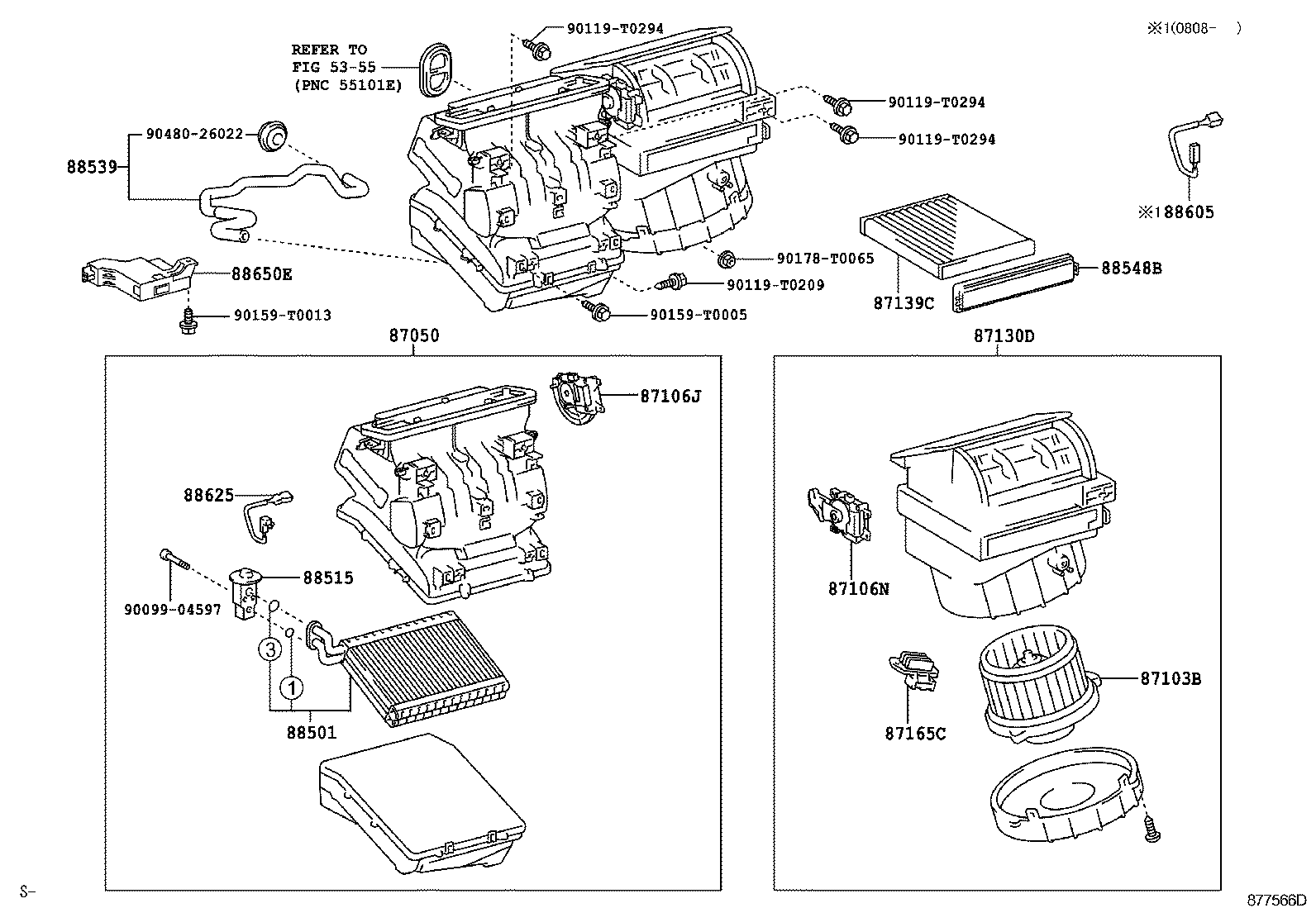  FORTUNER |  HEATING AIR CONDITIONING COOLER UNIT