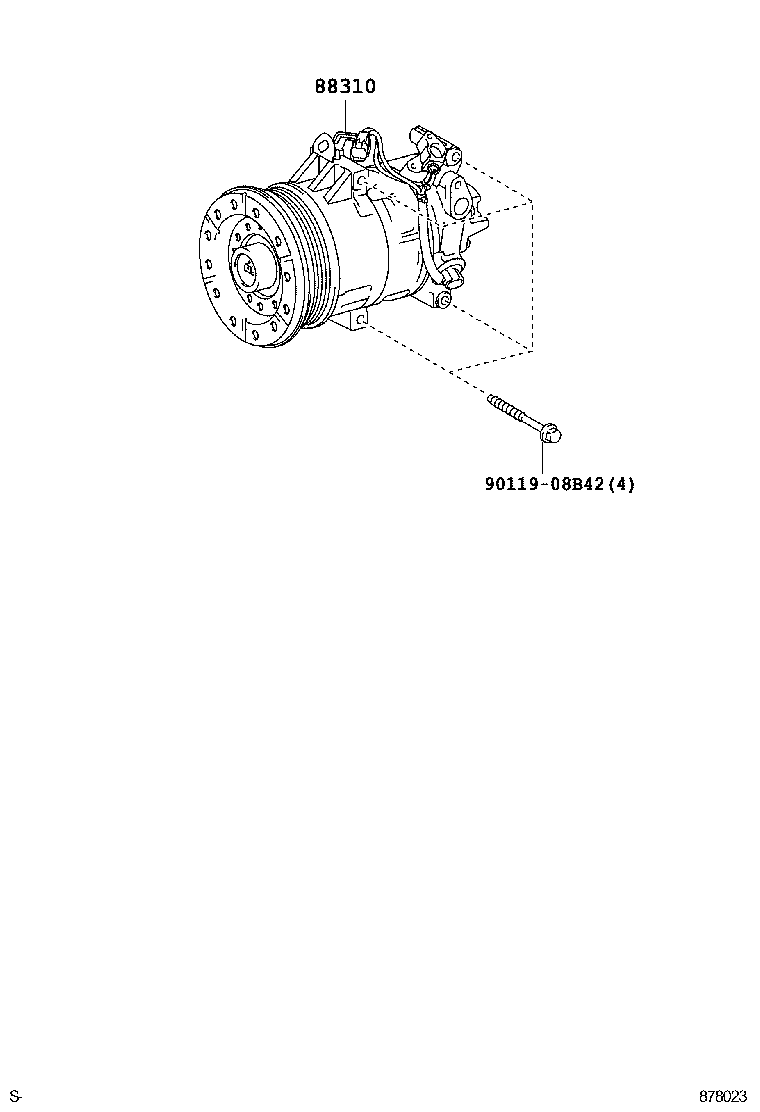  VIOS |  HEATING AIR CONDITIONING COMPRESSOR