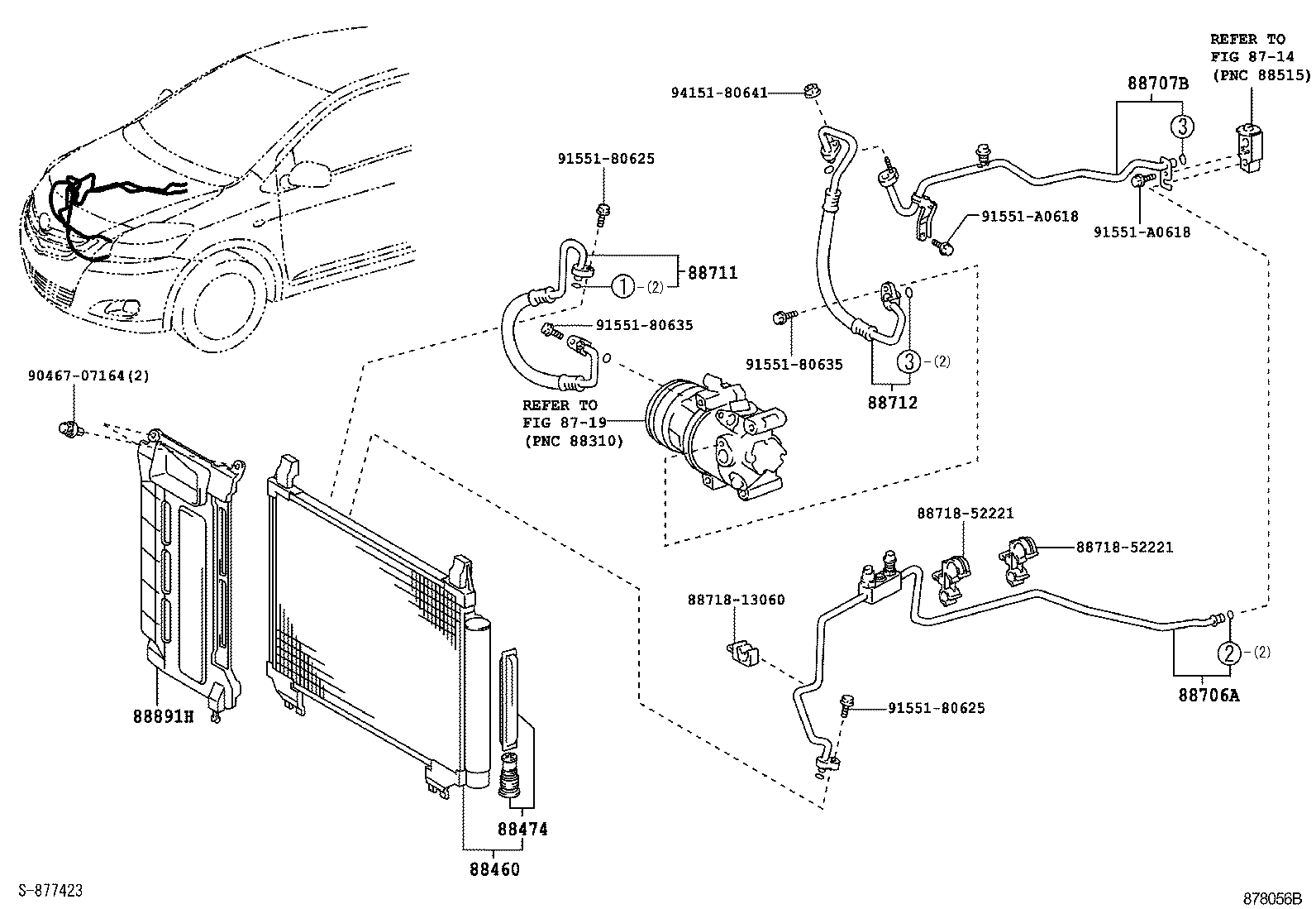  VIOS |  HEATING AIR CONDITIONING COOLER PIPING