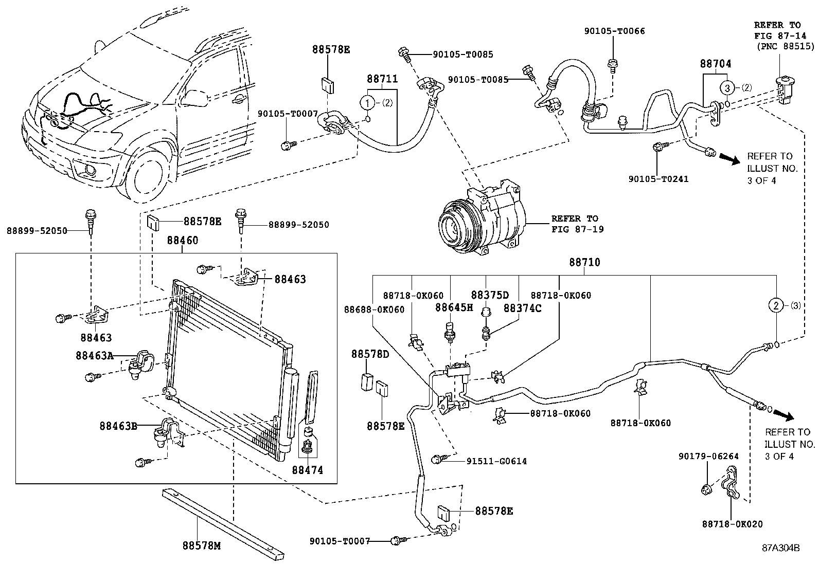  FORTUNER |  HEATING AIR CONDITIONING COOLER PIPING