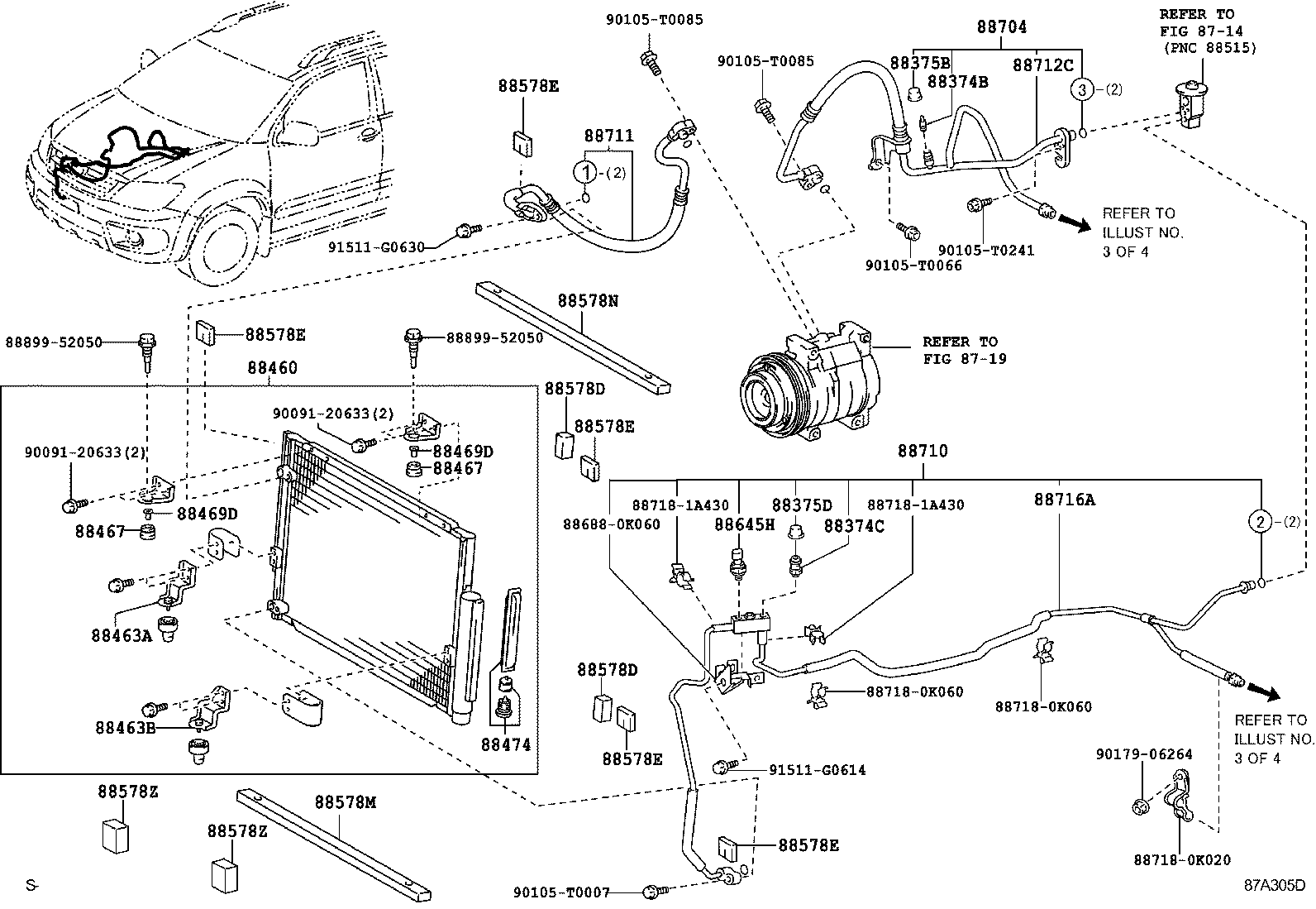  FORTUNER |  HEATING AIR CONDITIONING COOLER PIPING